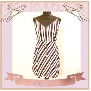 NWT Striped Wrap Shirt